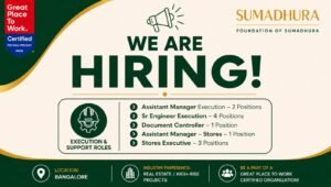 Sumadhura Recruitment 2026