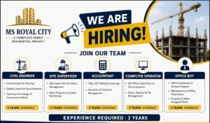 MS Royal City Recruitment 2026