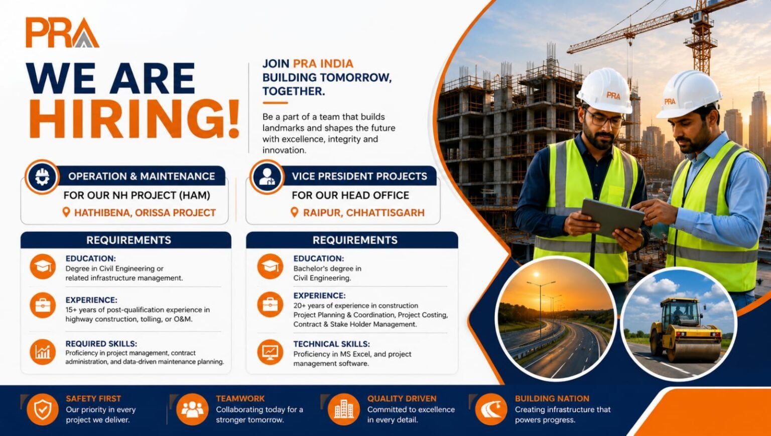 Latest Highway & Construction Jobs