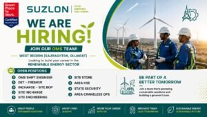 Suzlon OMS West Region Recruitment