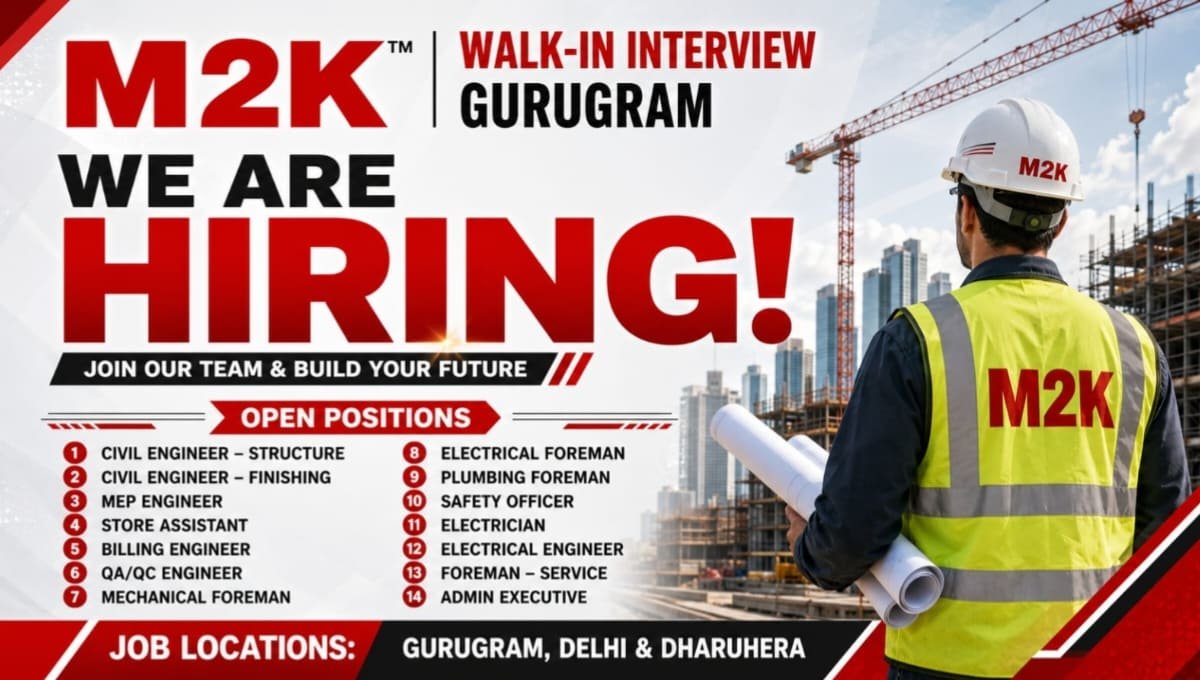 M2K Group Walk-In Interview 2026