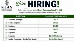 Kean Construction Walk-In Interview 2026