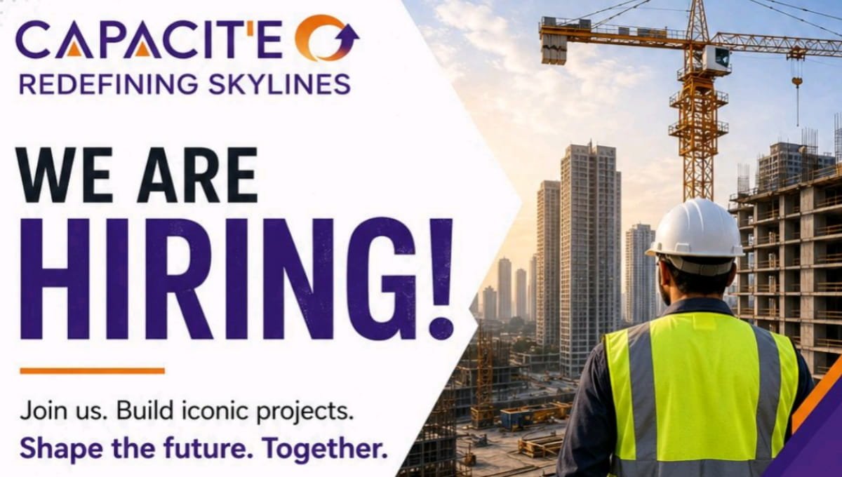 Capacit'e Infraprojects Hiring 2026