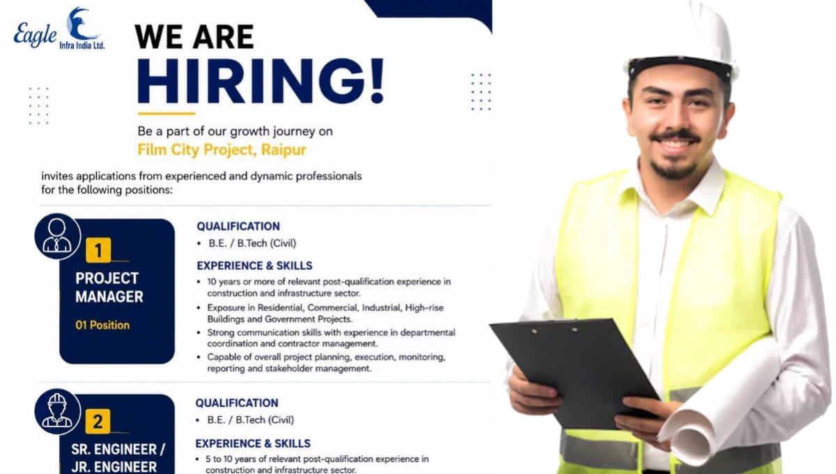 Eagle Infra India Ltd Career Opportunities