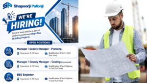 Shapoorji Pallonji Recruitment 2026