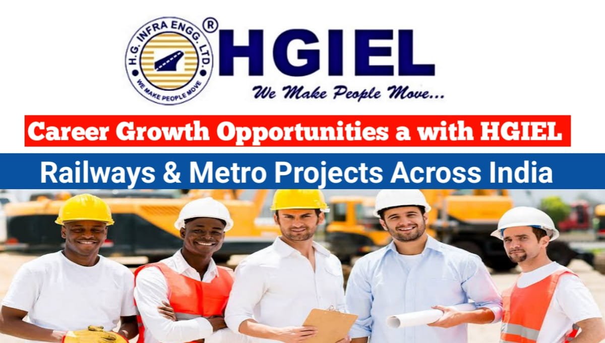 Career Opportunity at HG Infra Engineering