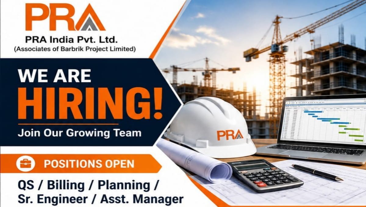 Career Opportunity at PRA India Pvt Ltd