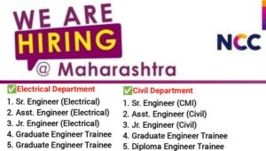 Career Opportunities with NCC Limited