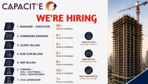 Capacit'e Infraprojects Job Opportunity