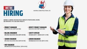 Katira Construction Ltd Job Openings