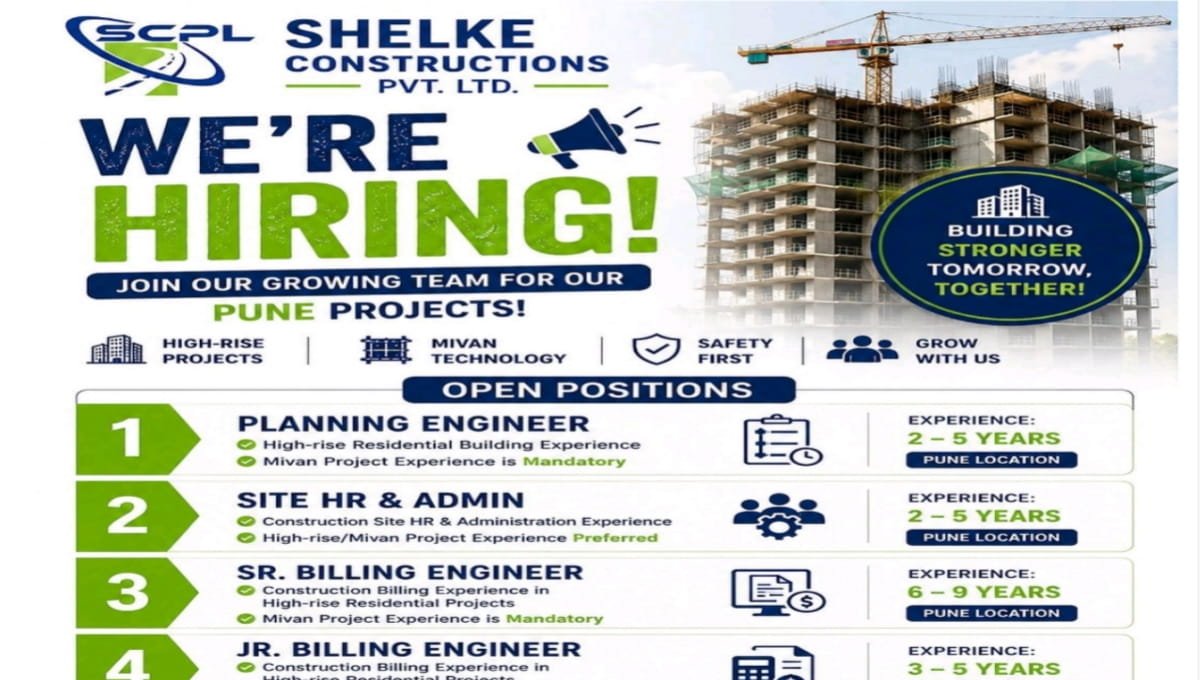Shelke Constructions Pvt. Ltd. Job