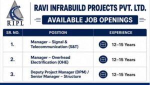 Ravi Infrabuild Projects Hiring 2026