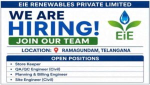 EIE Renewables Latest Job Vacancy 2026