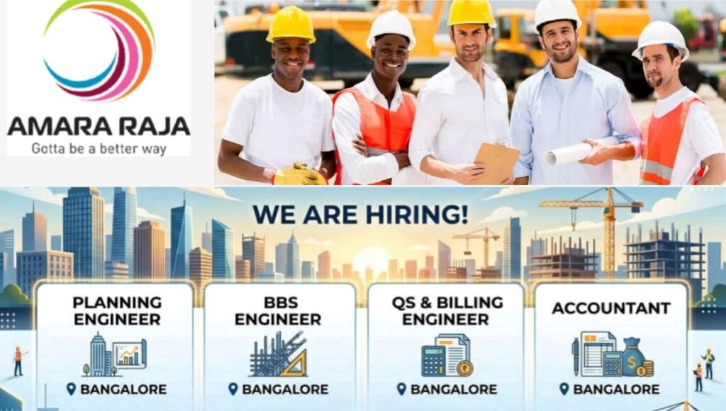 Amara Raja Latest Civil Engineering Jobs