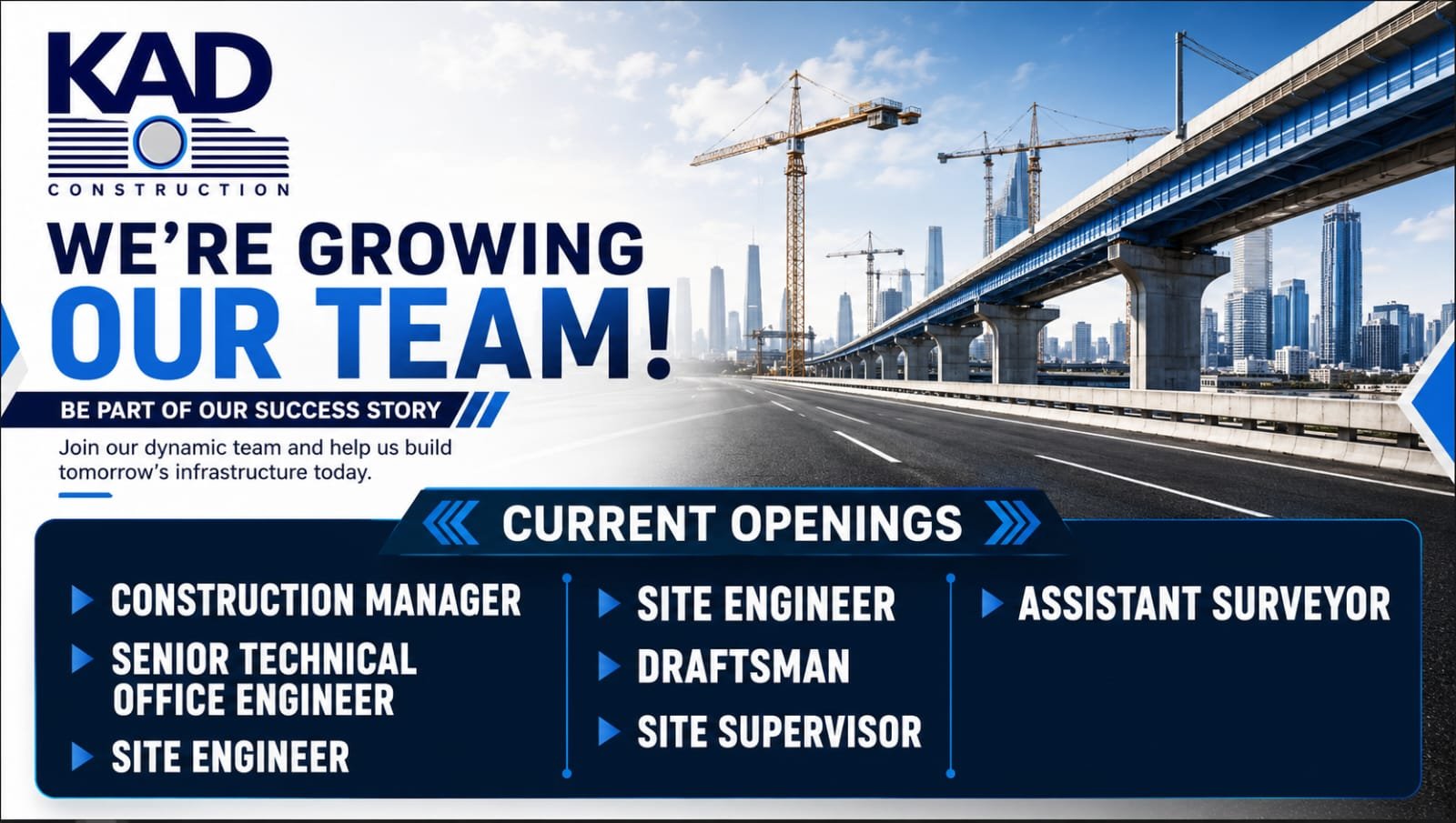 KAD Construction UAE Recruitment