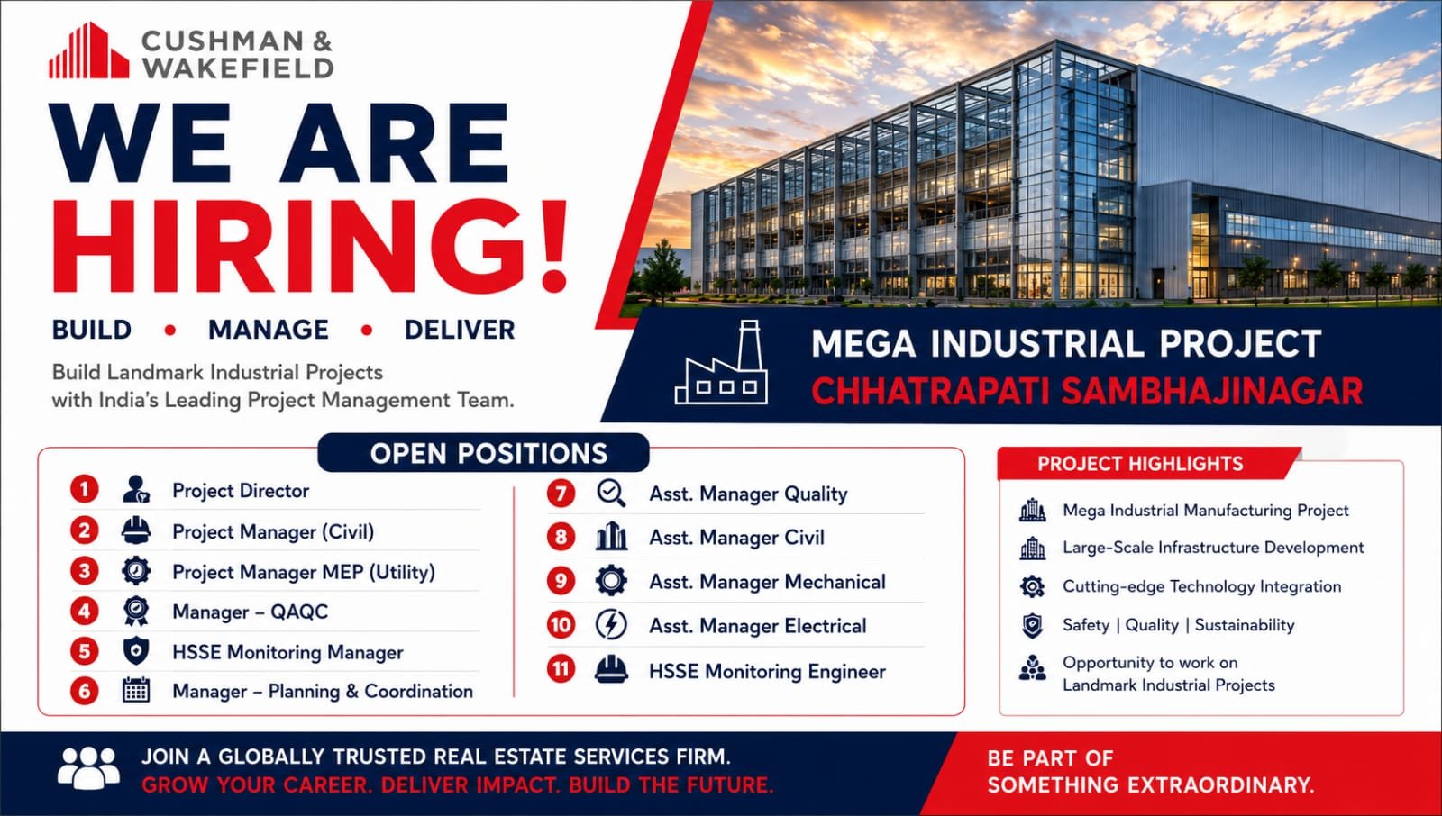 Cushman & Wakefield Walk-In Interview July 2026
