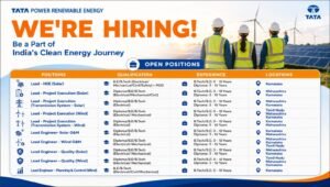 Tata Power Renewable Energy Walk-In Drive July 2026