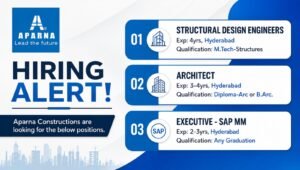 Aparna Constructions Recruitment