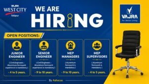 Vajra Infrastructure Job Openings 2026