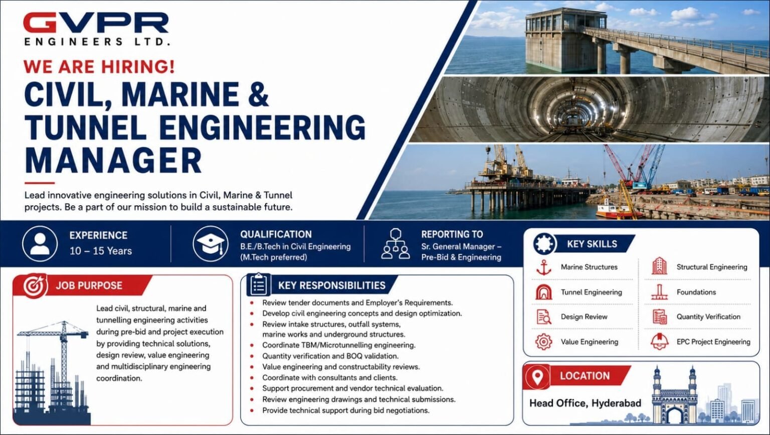 GVPR Engineers Ltd Recruitment 2026