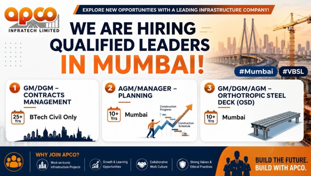APCO Infratech Jobs 2026