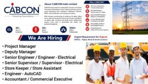 Cabcon India Limited Urgent Requirement