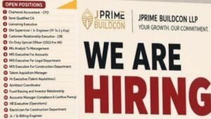 JPRIME Buildcon LLP Recruitment 2026