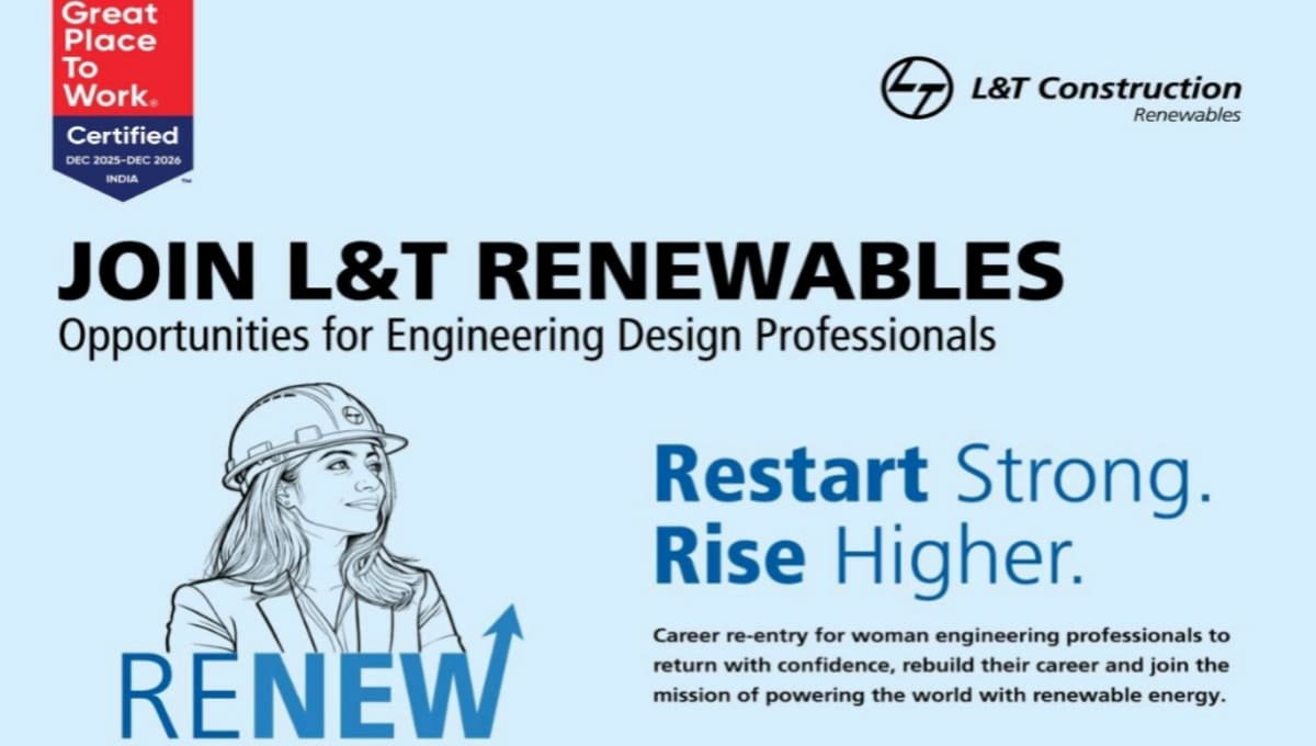 L&T Construction Renewables Hiring 2026