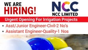 NCC Limited Urgent Opening