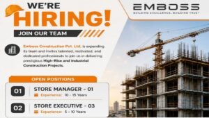 Emboss Construction Pvt Ltd Hiring