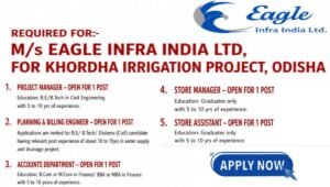 Eagle Infra Job Opportunity