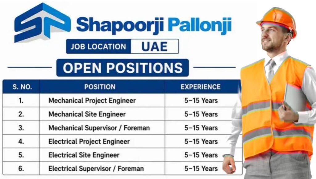 Shapoorji Pallonji Recruitment Drive 2026