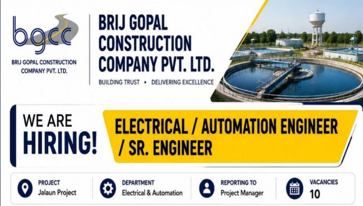 Brij Gopal Construction Company Pvt Ltd Hiring
