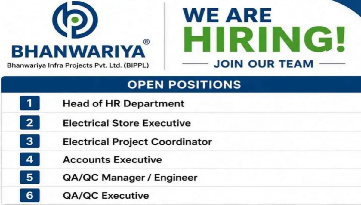 Bhanwariya Infra Projects Careers