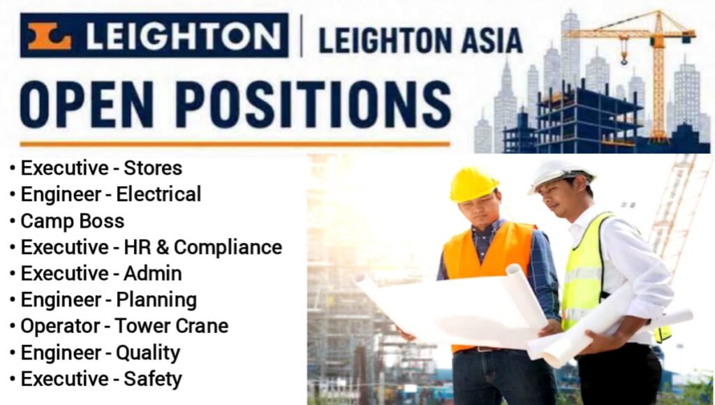 Leighton Asia Recruitment 2026