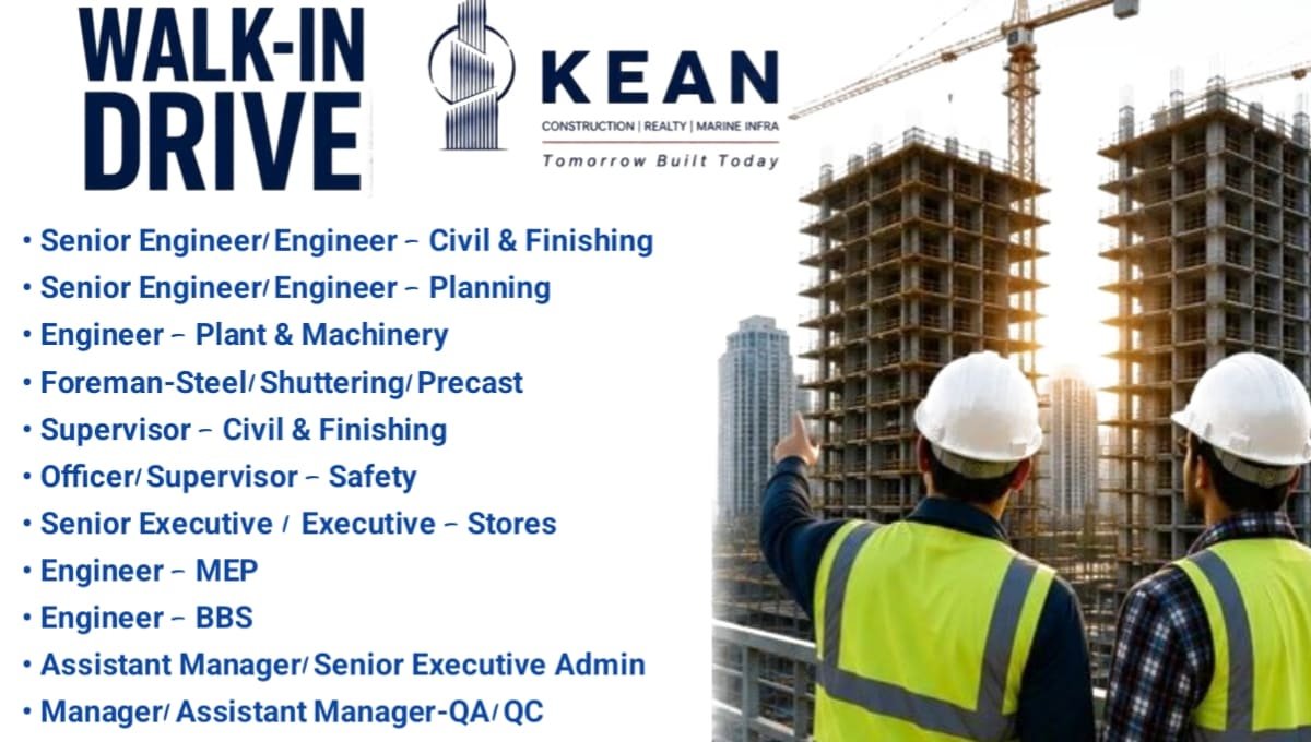 Kean Construction Walk-In Drive August 2026