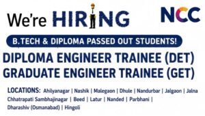 NCC Limited Freshers Job