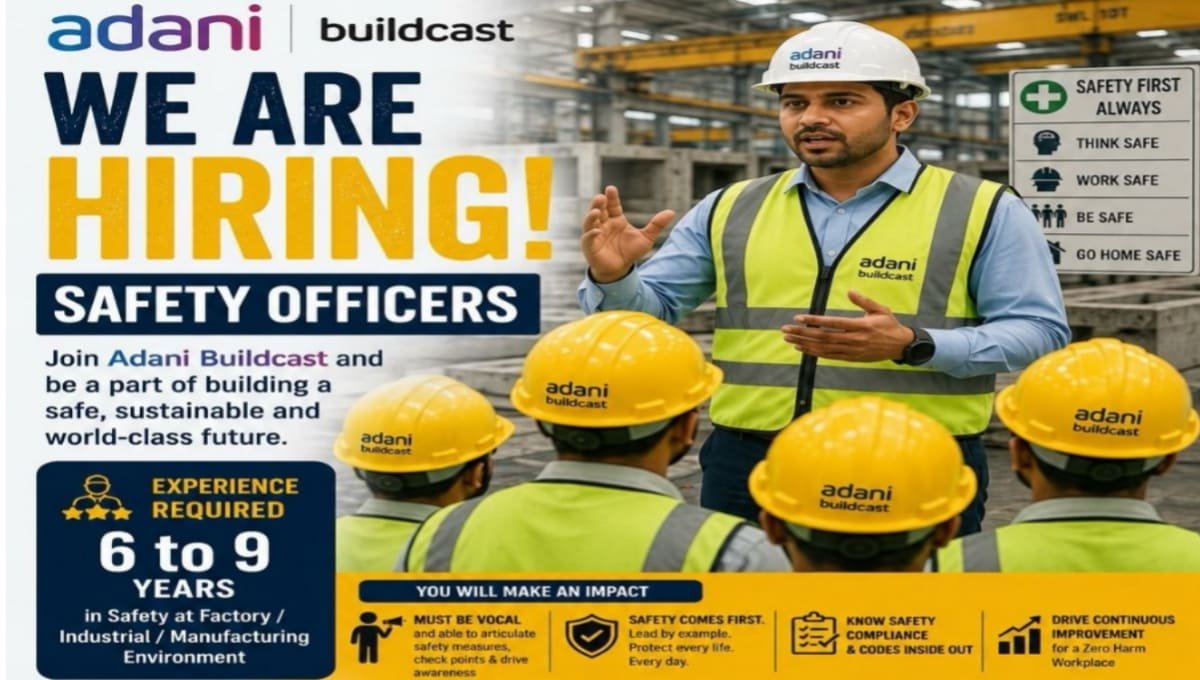 Adani Buildcast Recruitment 2026