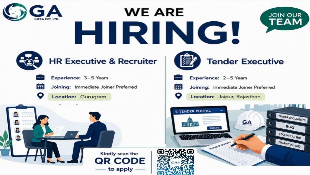 GA Infra Pvt Ltd Job Opening