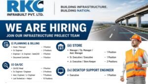 RKC Infrabuilt Pvt Ltd Careers