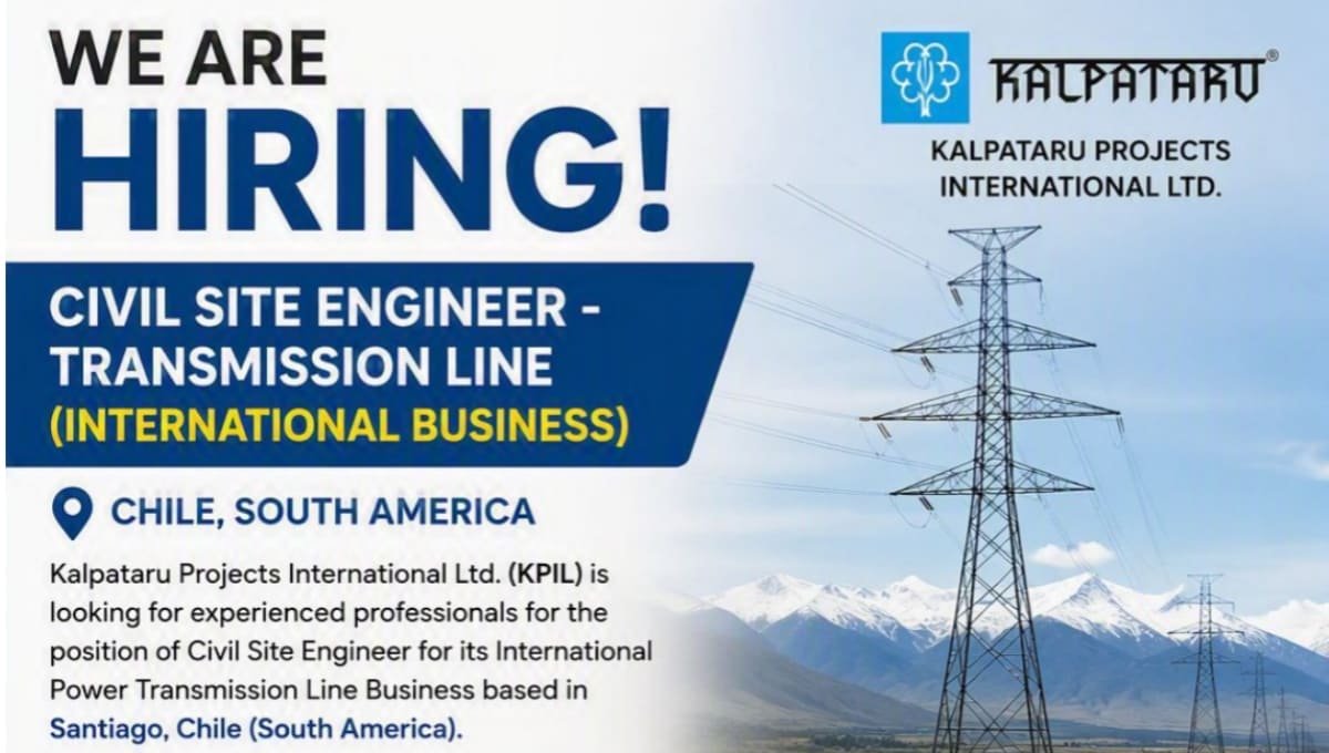 Kalpataru Projects International Ltd Hiring