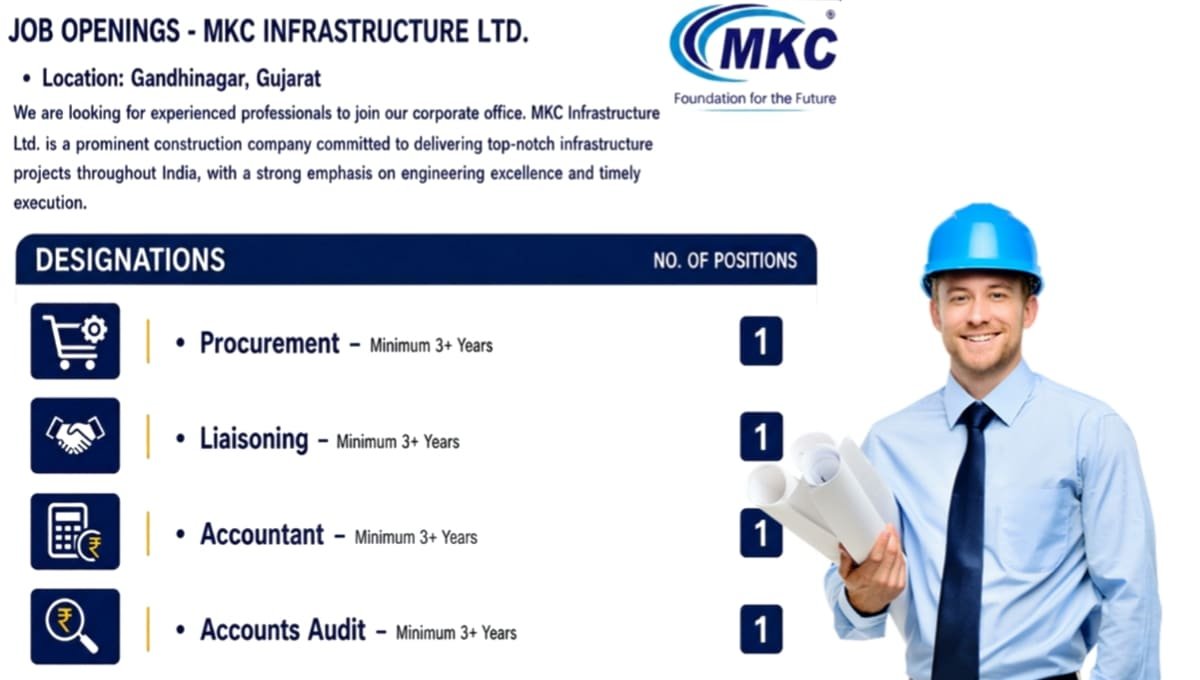 MKC Infrastructure Ltd Job Vacancy 2026