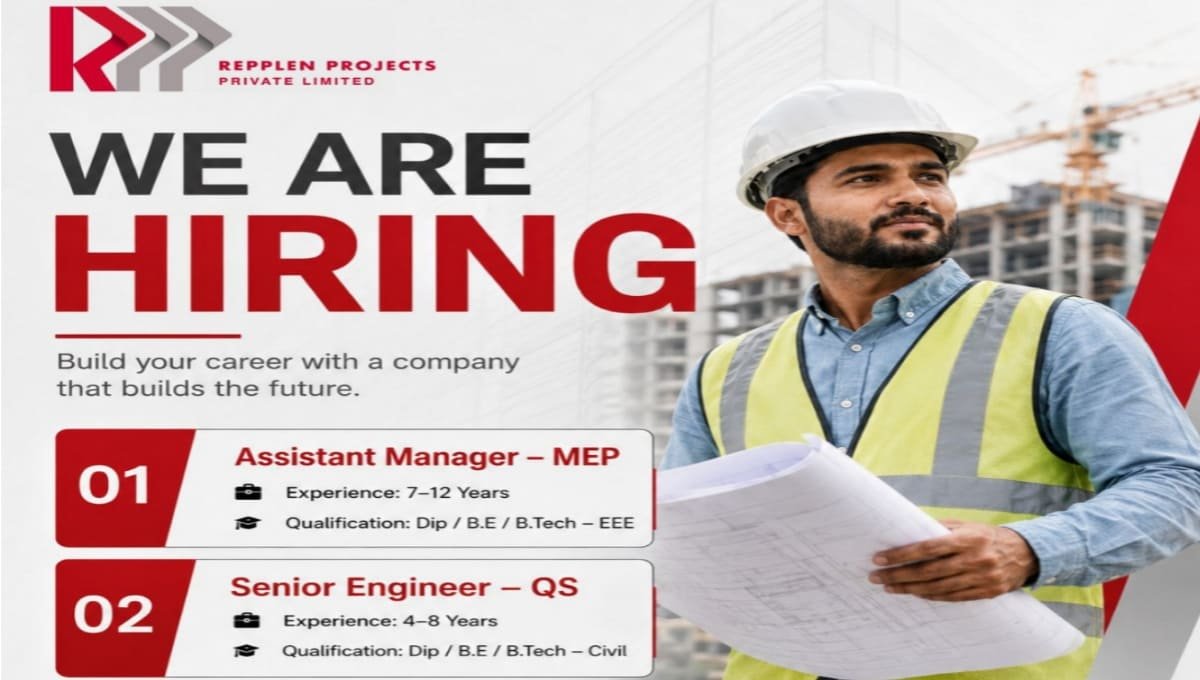 Repplen Projects Pvt Ltd Hiring 2026