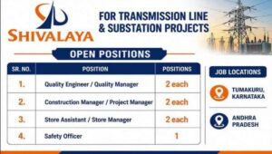 Shivalaya Construction Hiring 2026