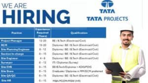Tata Projects Recruitment