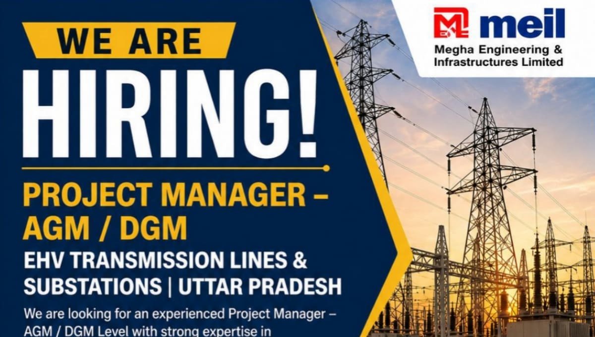 Megha Engineering & Infrastructure Ltd Hiring