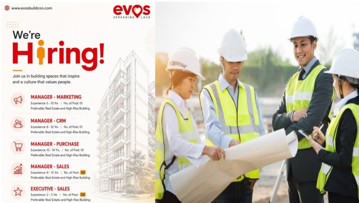 Evos Buildcon Jobs 2026