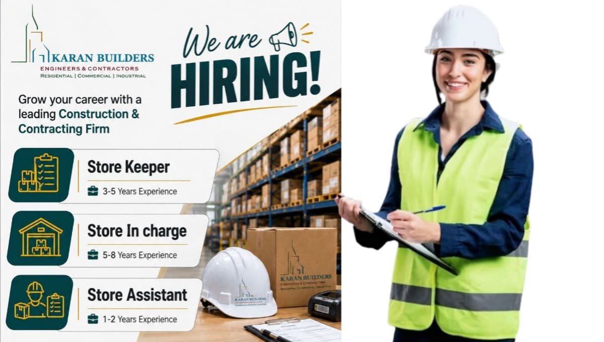 Karan Builders Walk-In Interview 2026