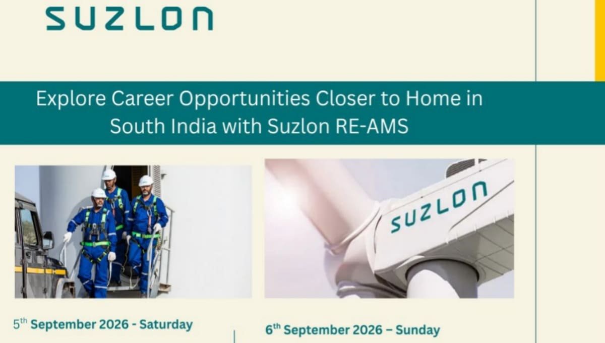 Suzlon RE-AMS Recruitment