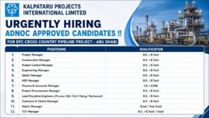 Kalpataru Projects Abu Dhabi Jobs